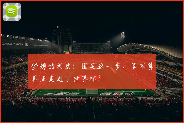 梦想的刻度:国足这一步,算不算真正走进了世界杯?